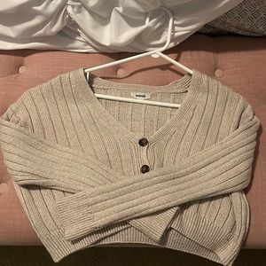 Garage cropped cardigan